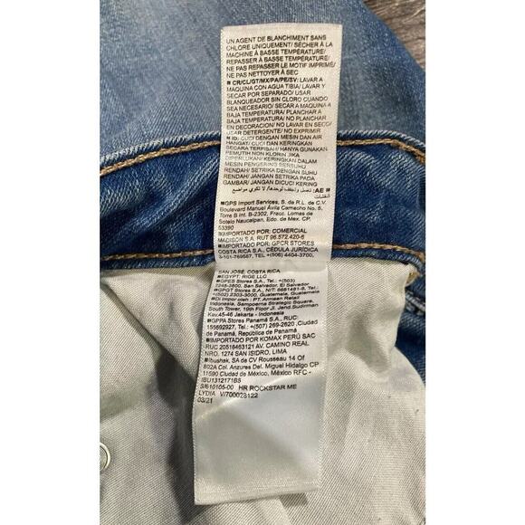 Old Navy Jeans Women Rockstar Super Skinny High Rise Secret Slim Pocket 6 Short - Picture 7 of 8